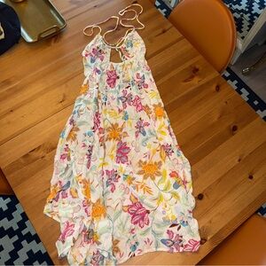 O’Neill Lillybelle Floral Halter Midi Dress EUC Medium
